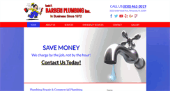 Desktop Screenshot of barberiplumbing.com
